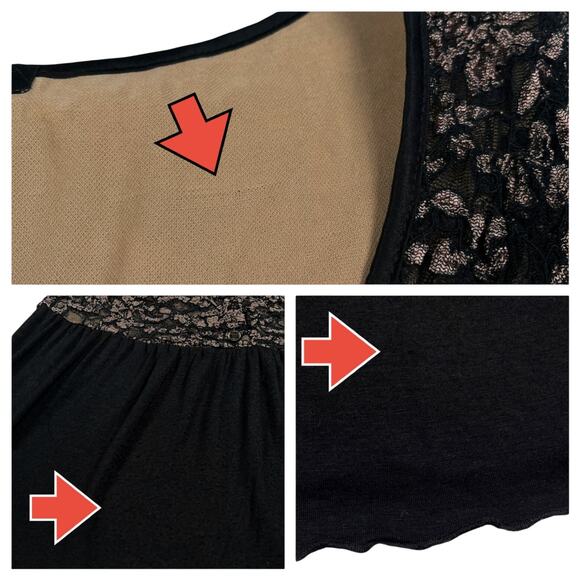 Y2K Ann Ferriday Babydoll Mini Dress Womens One Size Vintage Whimsigoth Goth - Picture 12 of 16